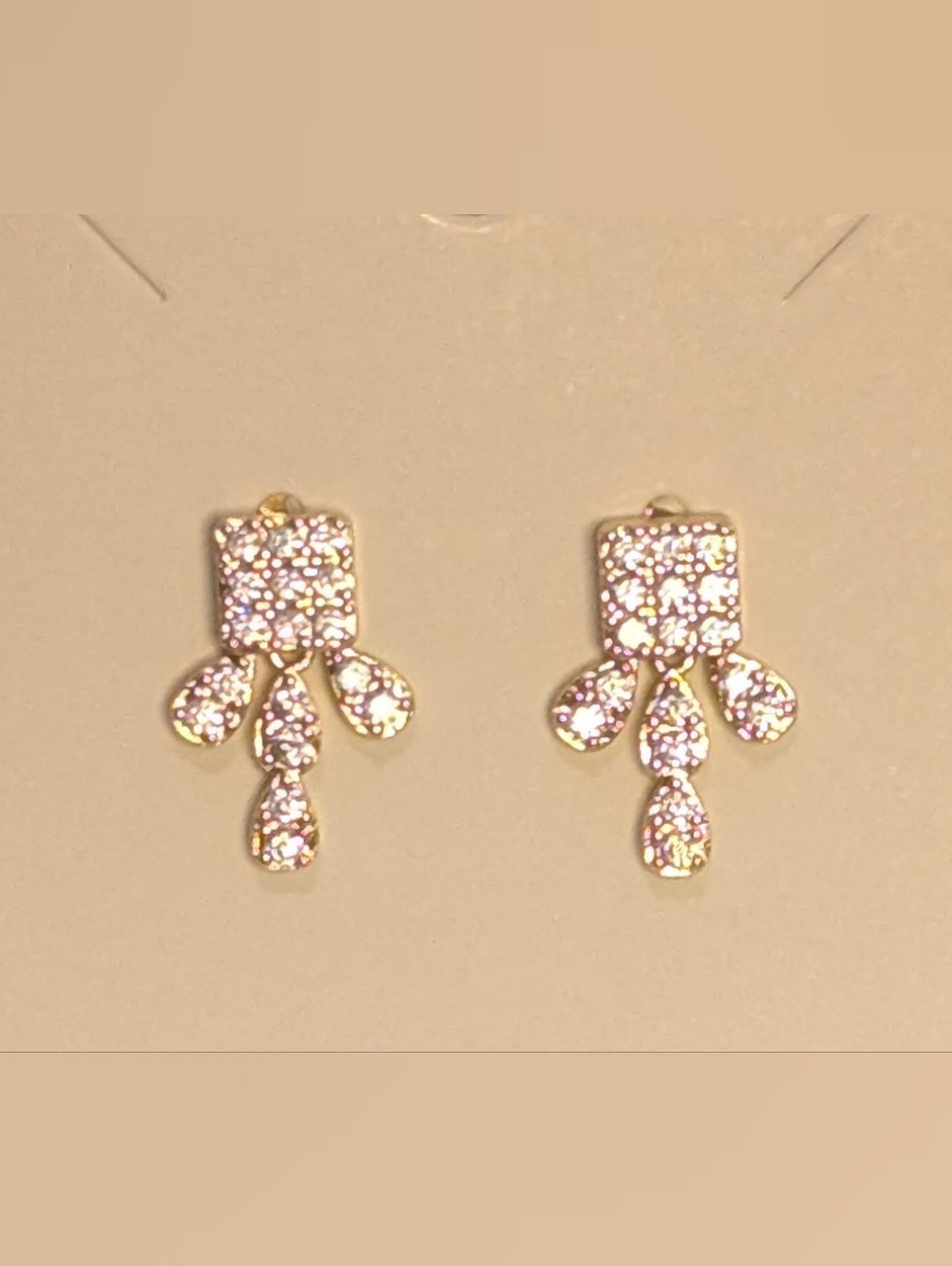 18kt Brazilian Yellow Gold Filled Earrings